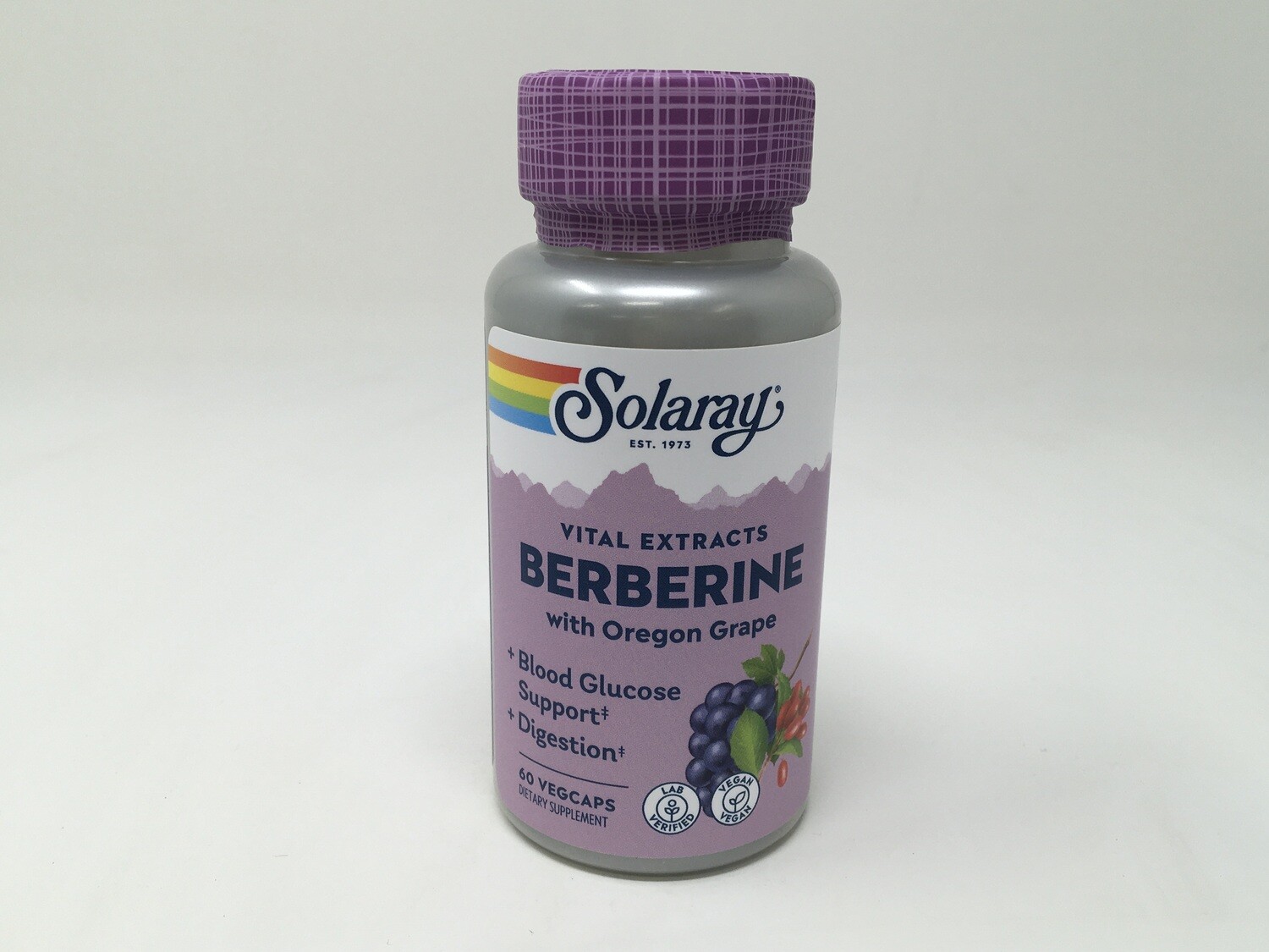 Berberine Advanced Formula 60vcap (Solaray)