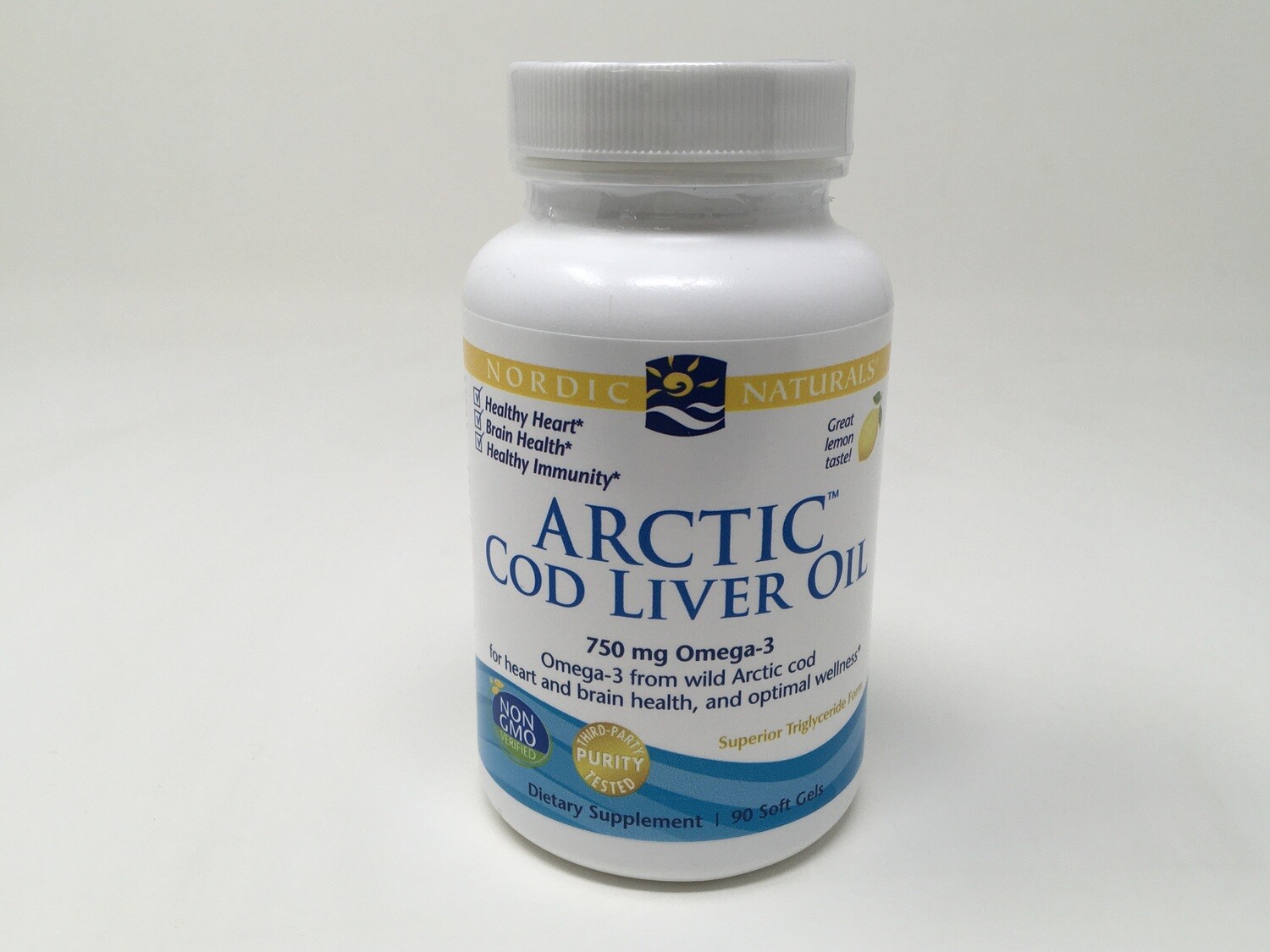 Arctic Cod Liver Oil 750mg 90sg (Nordic Naturals)