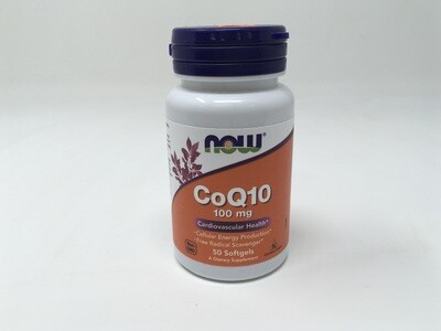 CoQ10 100mg 50sg (Now3208)
