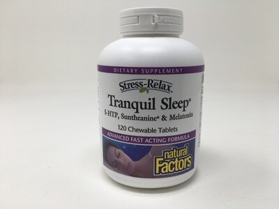 Tranquil Sleep 120 chews (Natural Factors)