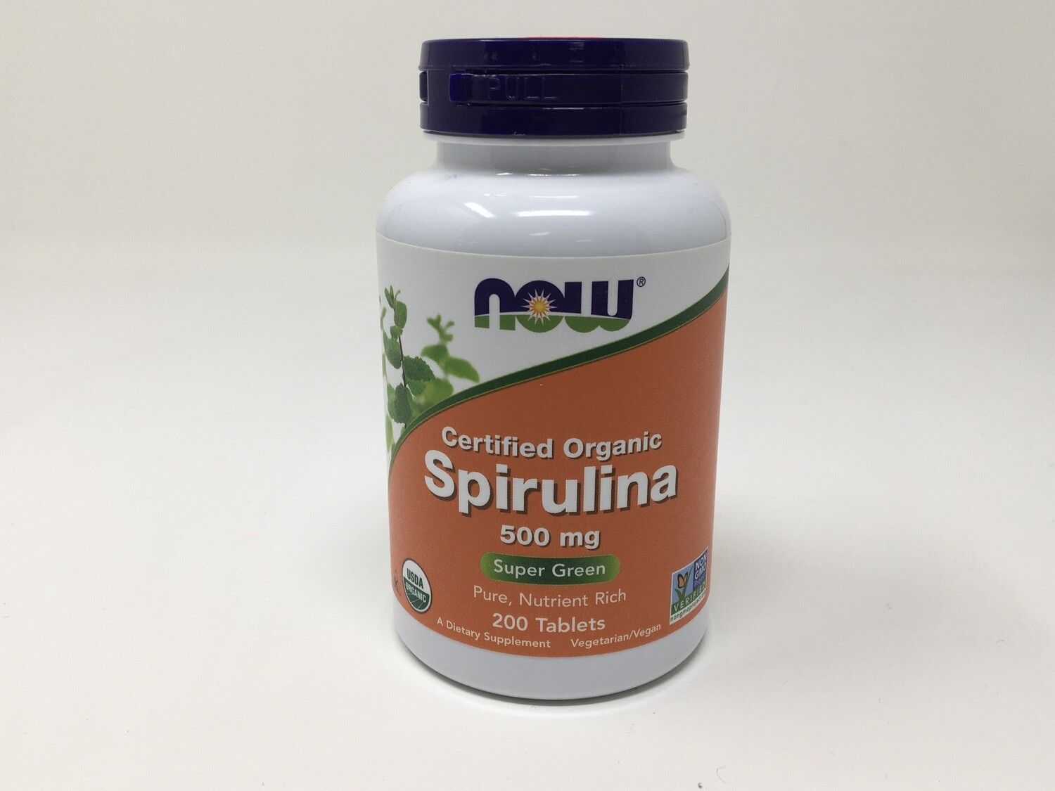 Spirulina 500 mg 200 tablets (Now 2698)
