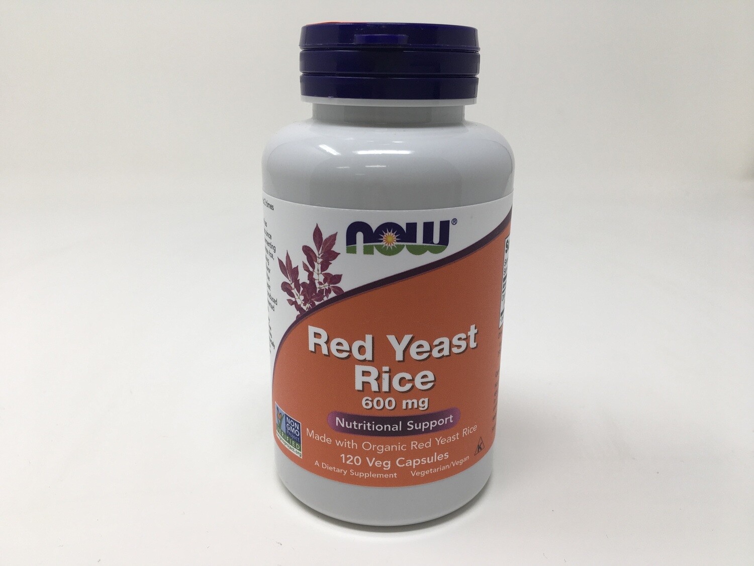 Red Yeast Rice 600 mg 120 cap (Now 3501)