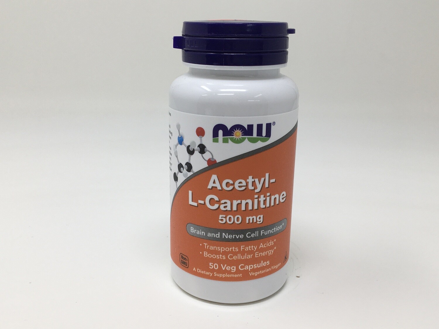 Acetyl L Carnitine 500 mg  50 Vcaps 0075