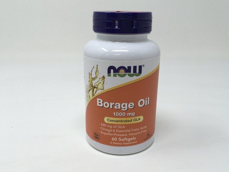 Borage Oil 1000 mg 60 sg (Now 1720)