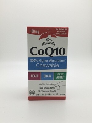 CoQ10 30chewables Orange flavor (Terry Naturally)