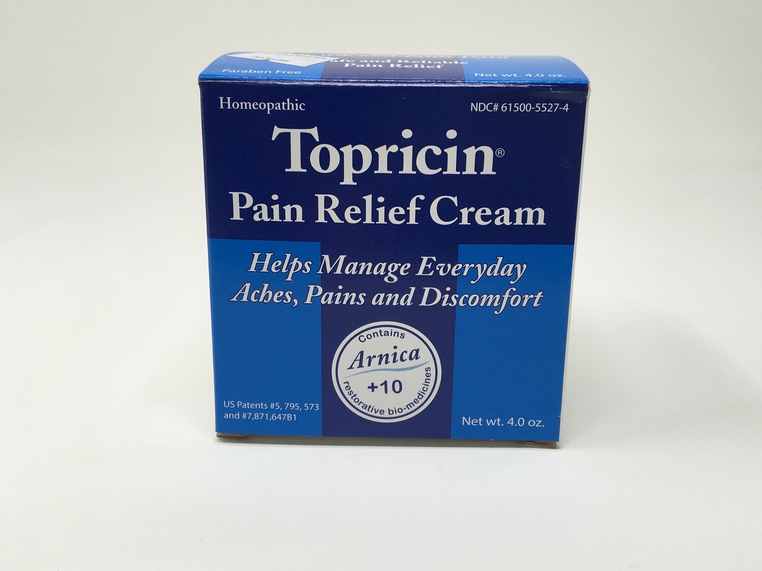 Topricin pain relief cream 4oz