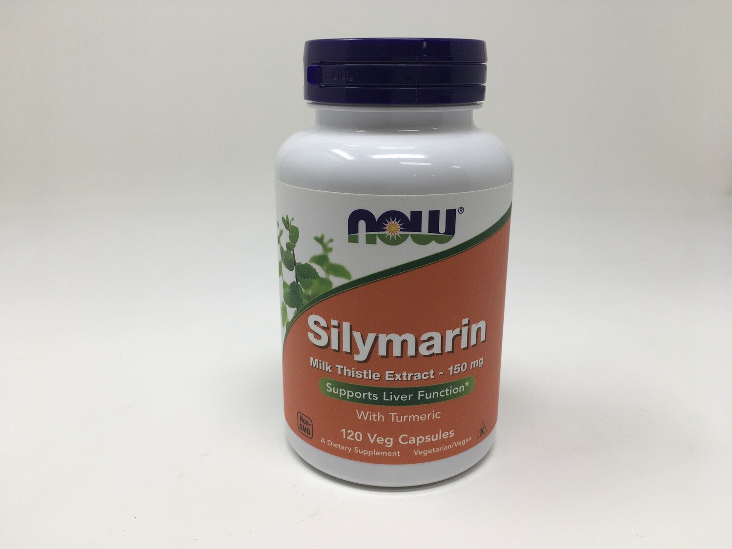 Milk Thistle Silymarin w/Turmeric 120vcaps (Now 4737)