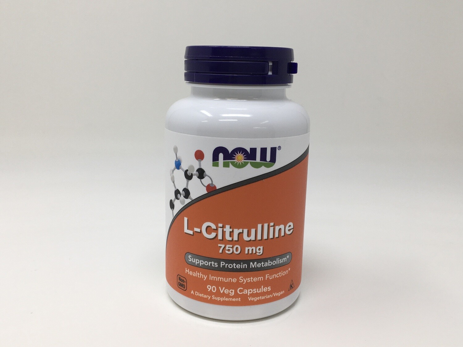 L Citrulline  750 mg  90 Vcaps(Now0083)