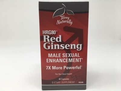 Red Ginseng male enhancement 48 Capsules (Terry Naturally)