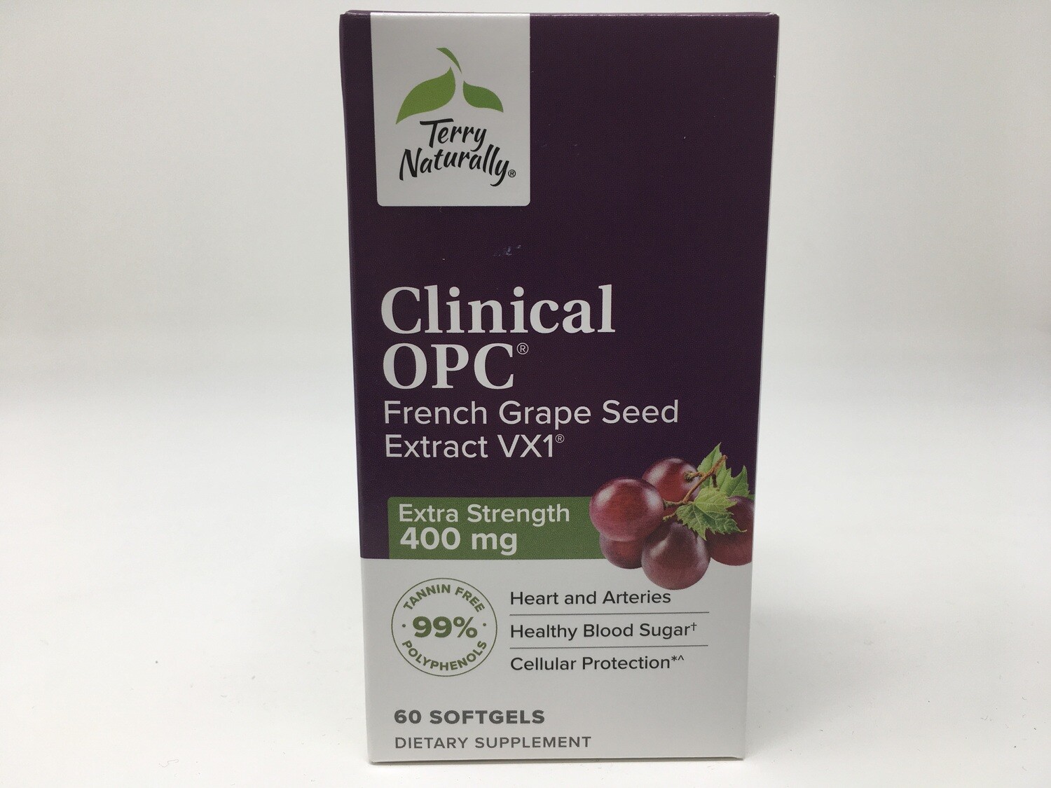 Clinical OPC Grapeseed Extract 60 sg (Terry Naturally)