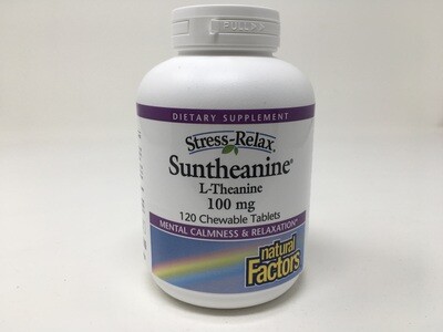Suntheanine 120 chews (Natural Factors)