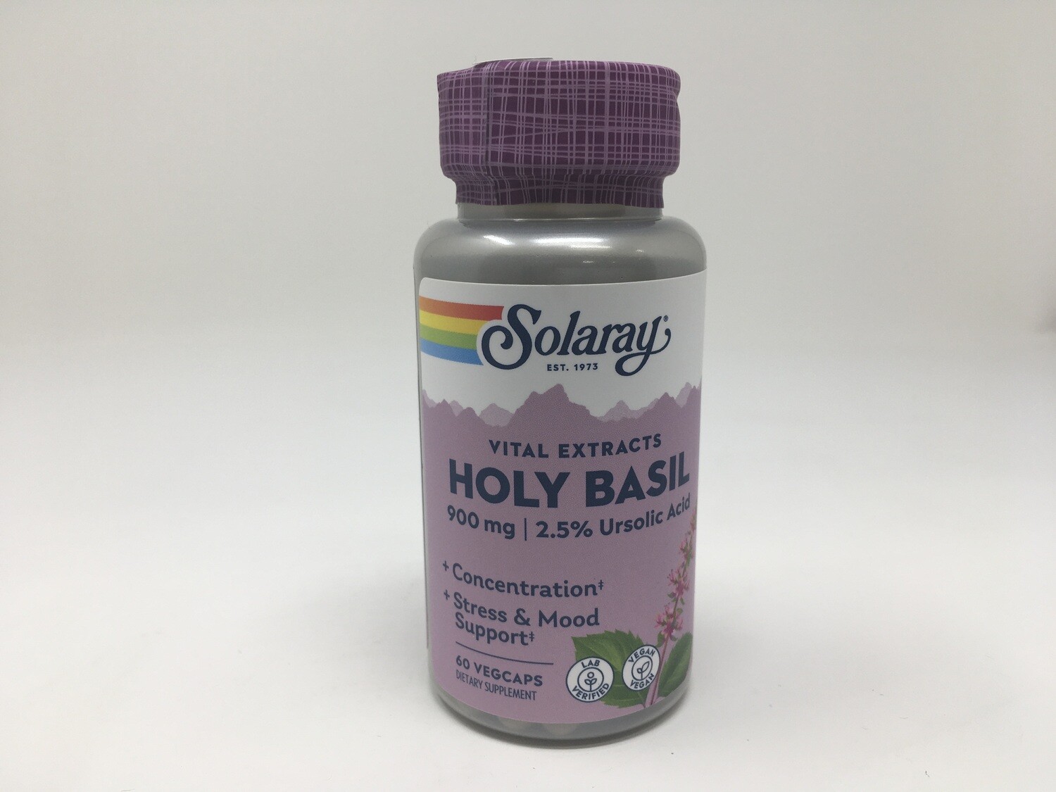 Holy Basil  Extract 60vcap 900mg (Solaray)