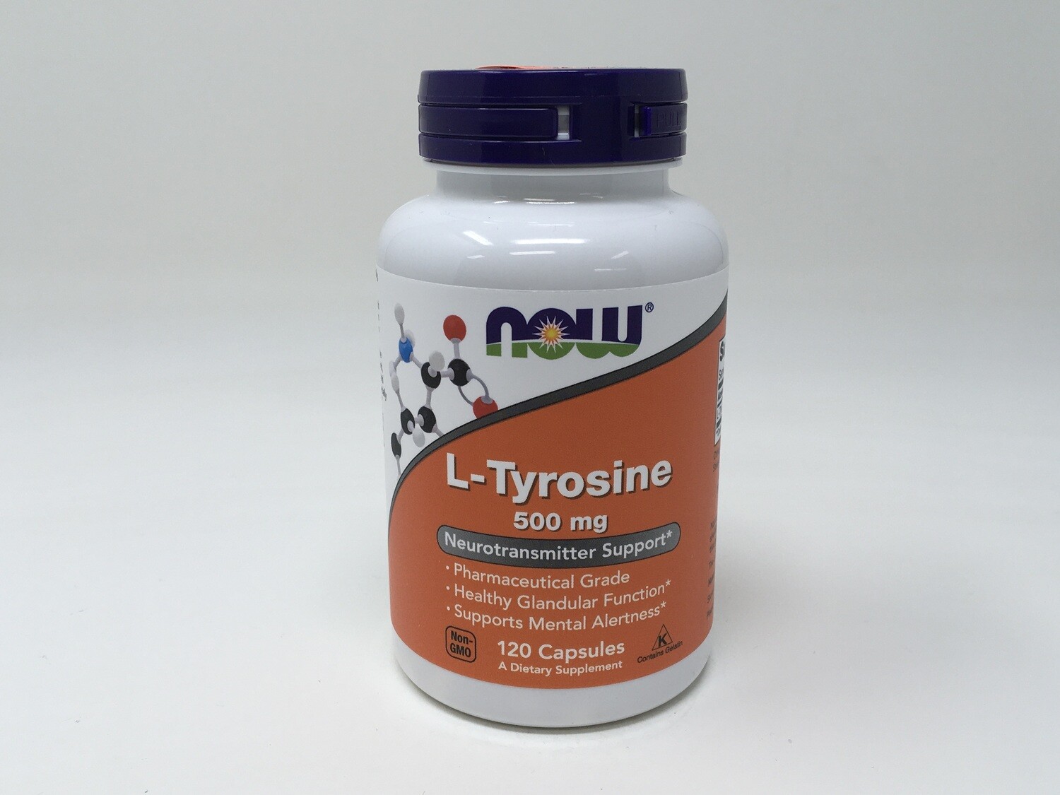 L-Tyrosine 120 Caps 500 mg (Now0162)