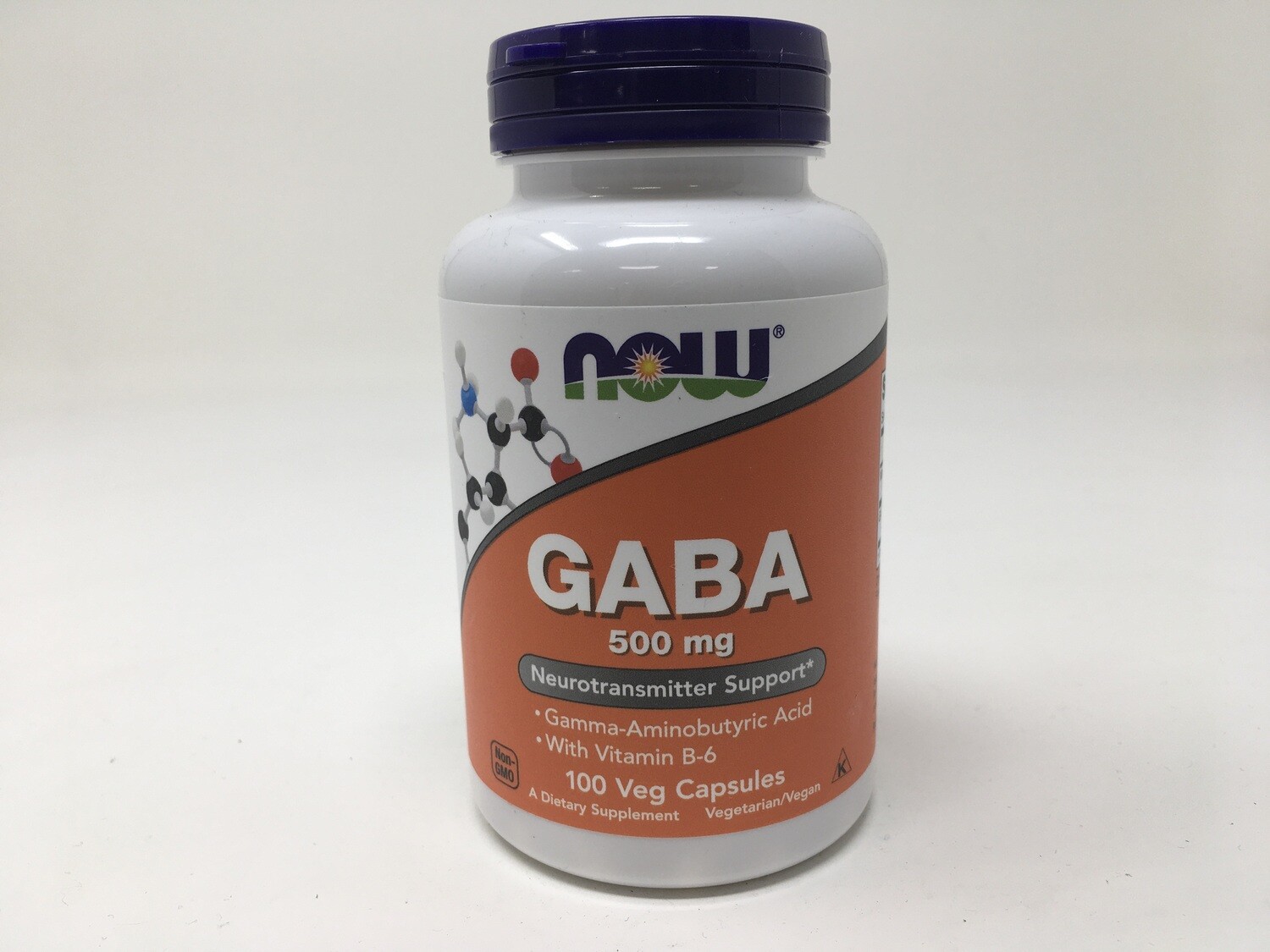 GABA 500 mg 100 vcaps ( Now 0087 )
