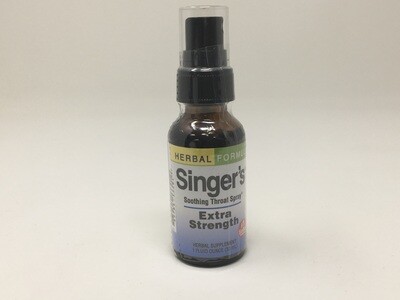 Singers Extra Strength Throat Spray 1 oz (Herbs ETC)