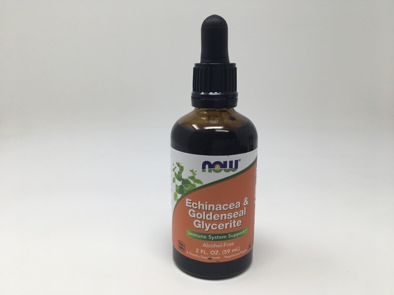 Echinacea &amp; Goldenseal Glycerite 2oz (Now 4848)