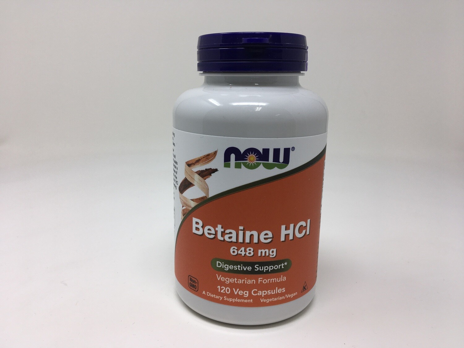 Betaine HCL  120 Veg Capsules (Now 2938)