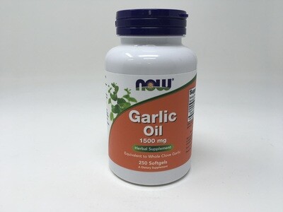 Garlic Oil 1500mg 3X 250sg (Now1792)