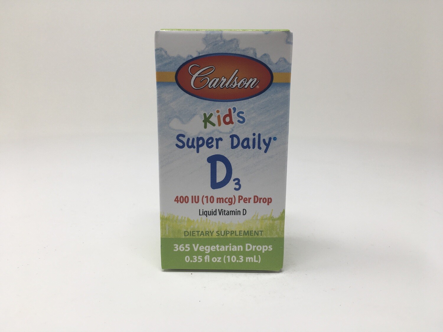 Kids Super Daily D3 400iu/drop 365drops (Carlson)