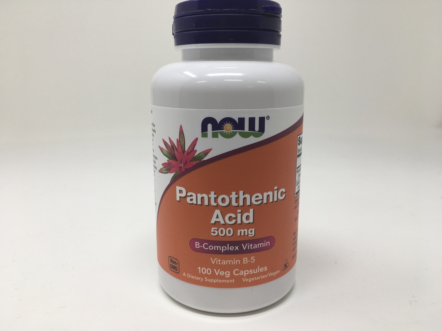 Pantothenic Acid 500mg 100vcap (Now) 0486