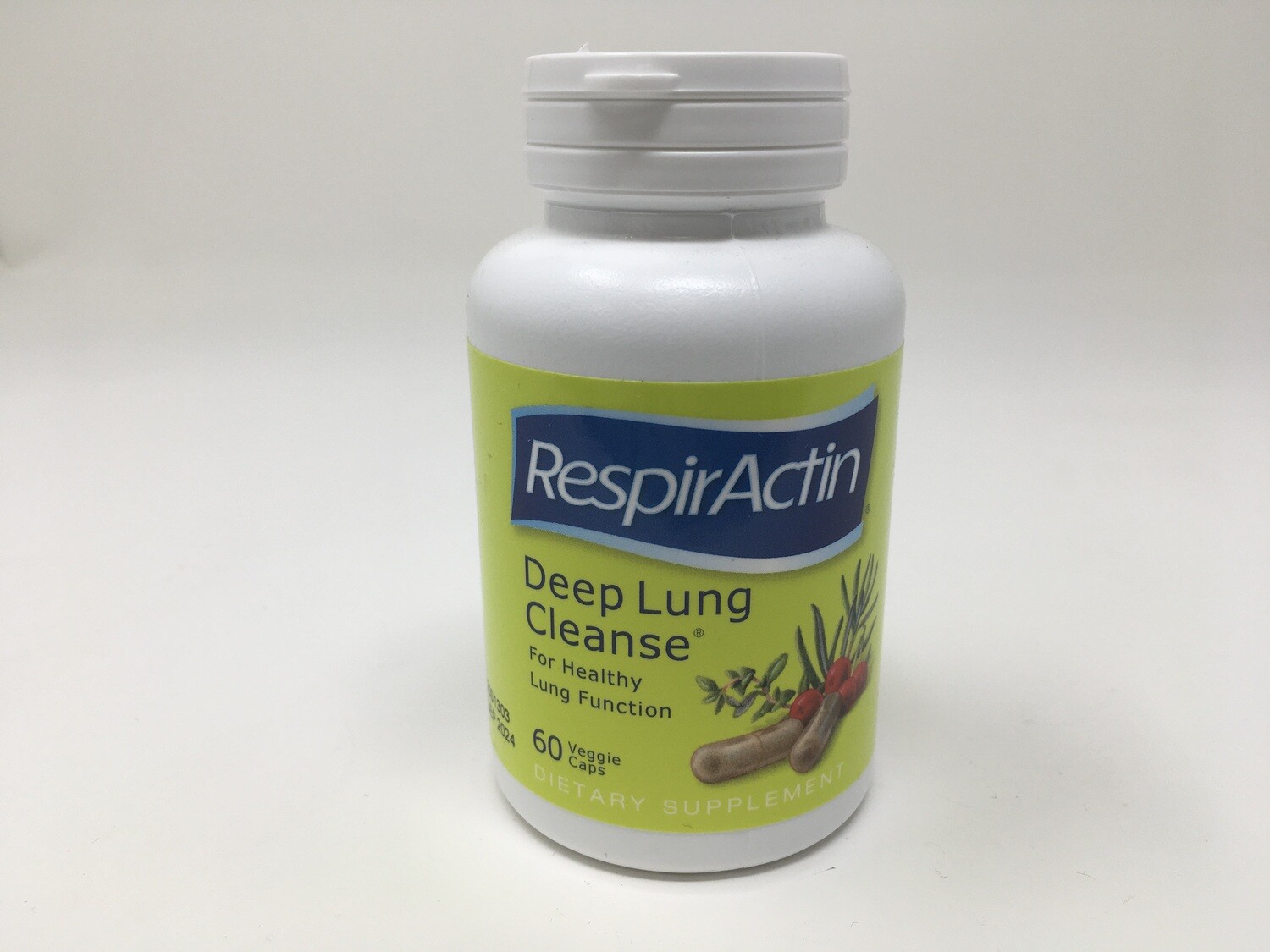 RespirActin Deep Lung Cleanse 60 vcaps ( SunForce )no backorders