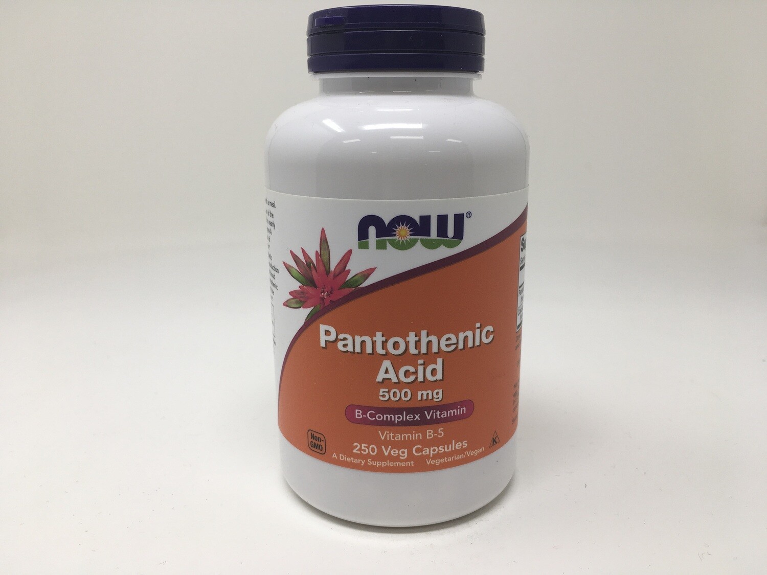 Pantothenic Acid 500mg. 250vcap (Now 0488)