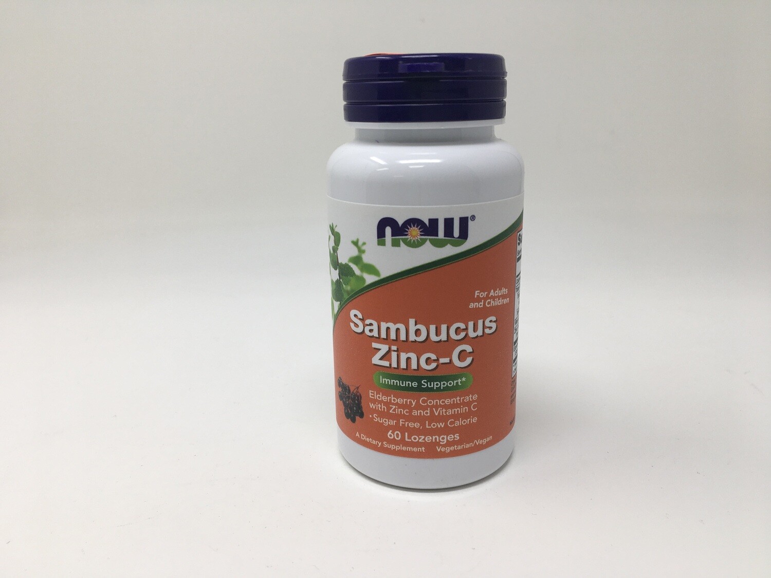 Sambucus Zinc-C 60 Lozenges (Now) 3384
