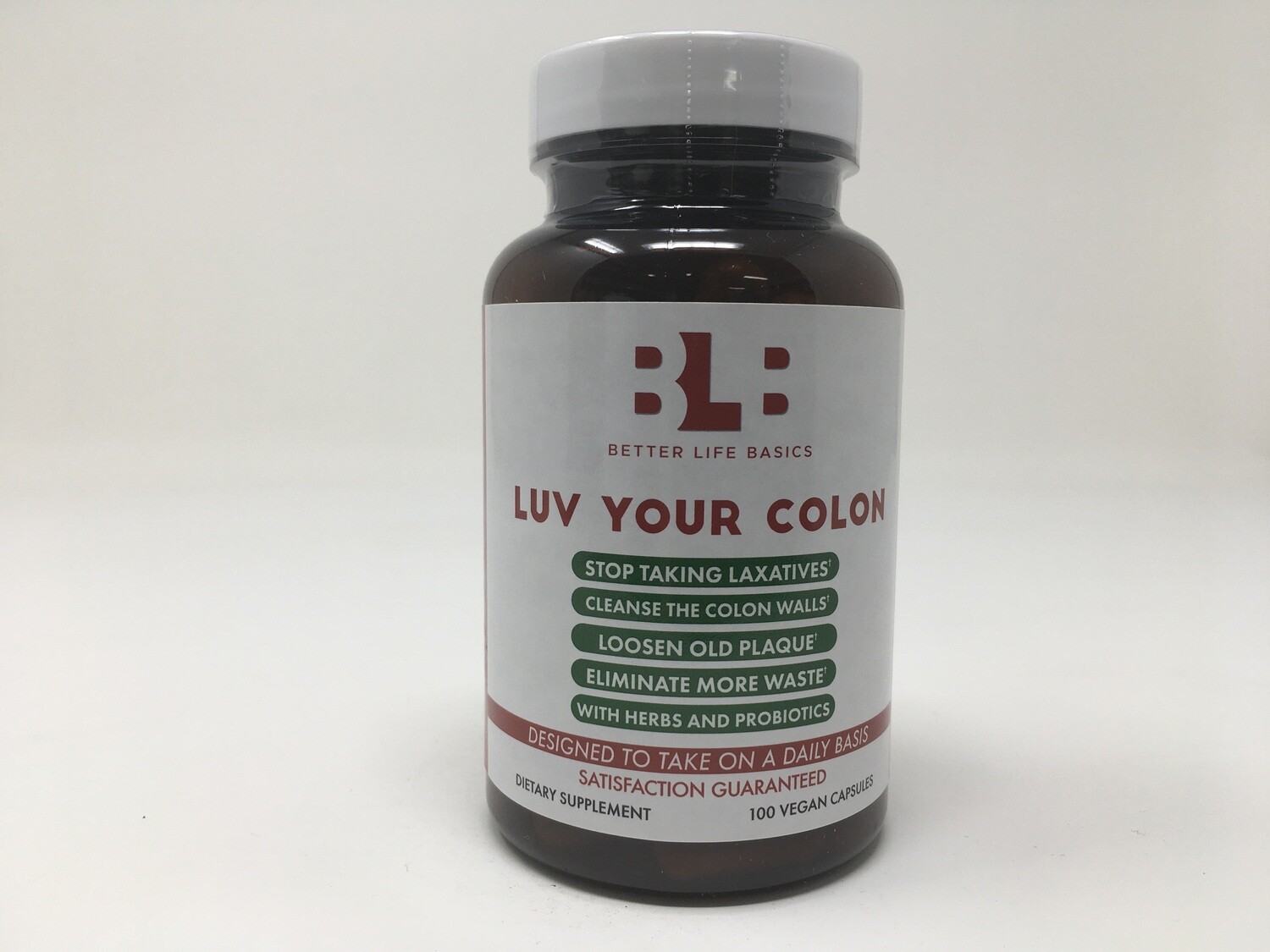 Luv Your Colon 100 Vegan Capsules(Better Life Basics)