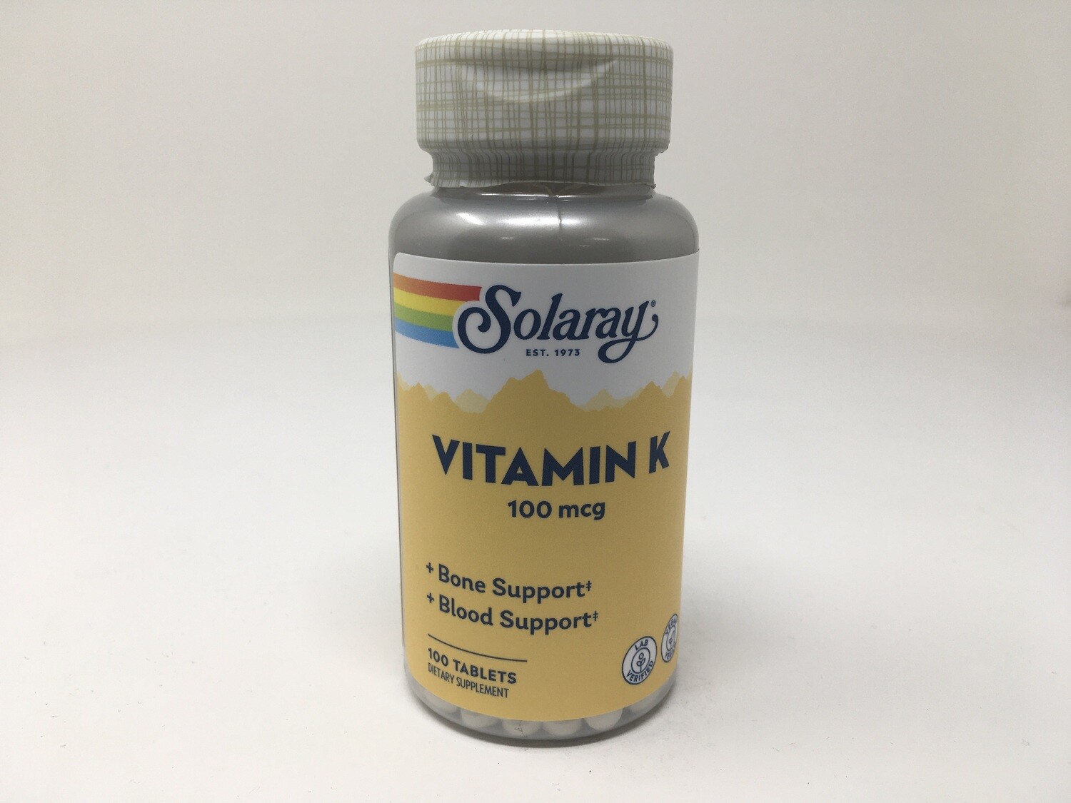 Vitamin K 100mcg 100tab (Solaray)