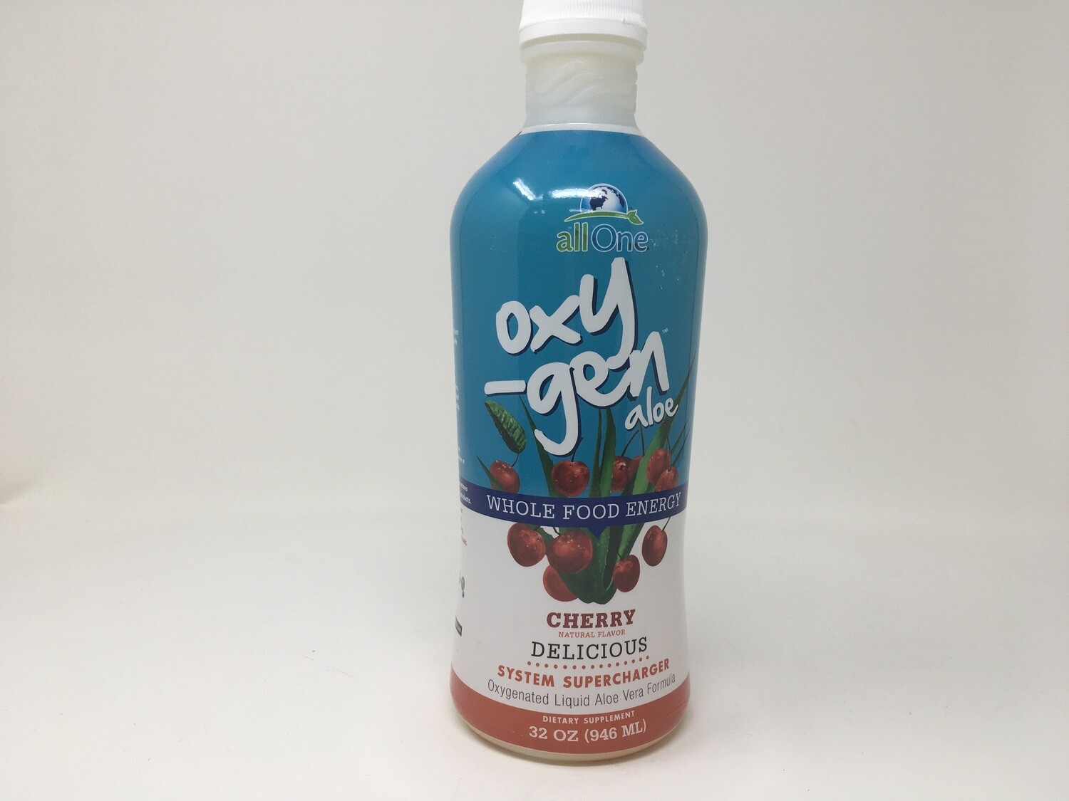 Oxygen Aloe Cherry Flavored 32oz (All One)