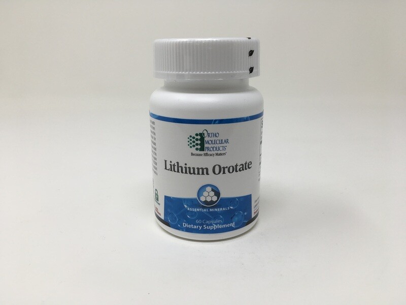 Lithium Orotate 60cap(Ortho Molecular)