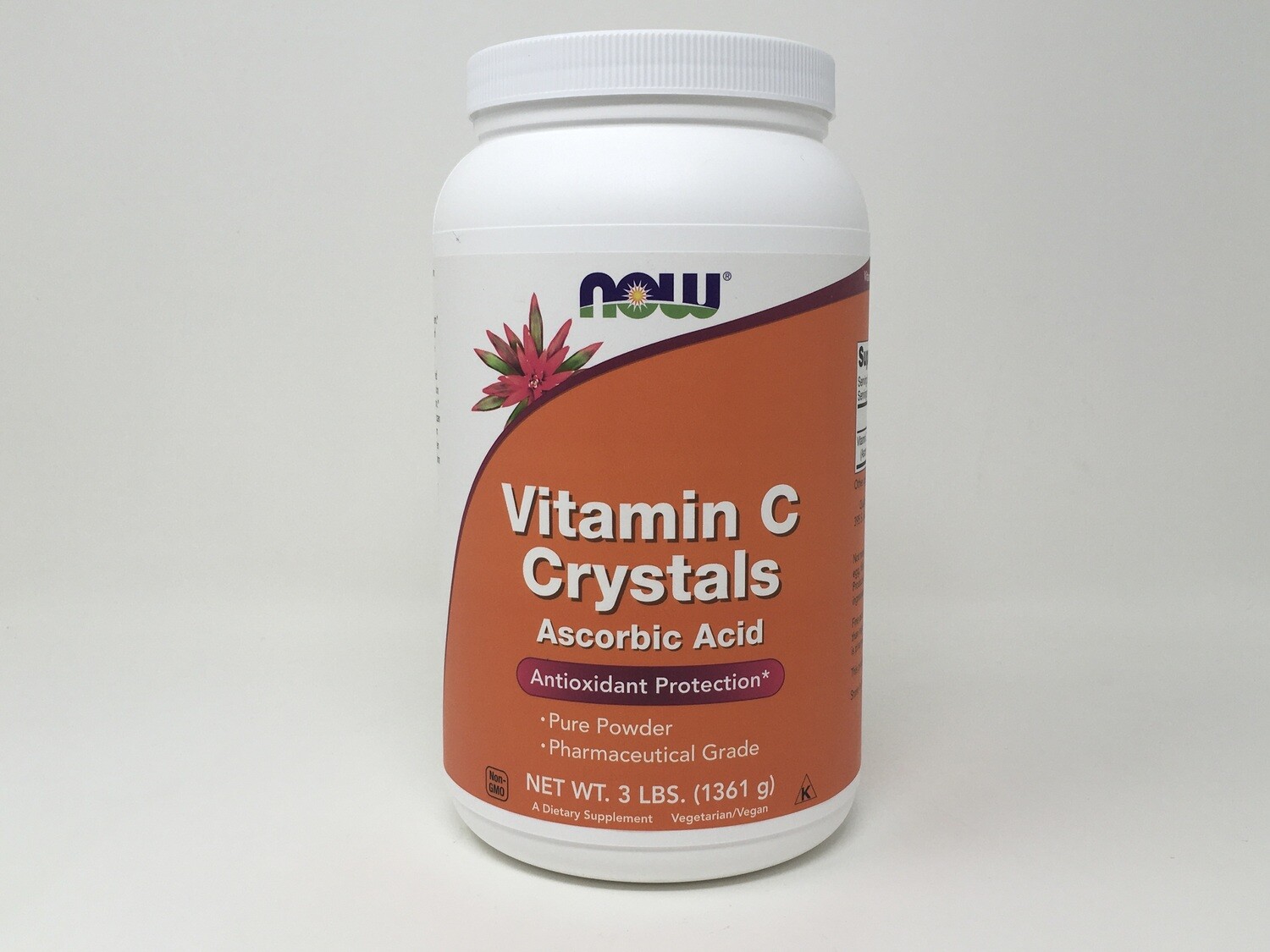 Vitamin C Crystals   3 LBS Powder (Now) 0792