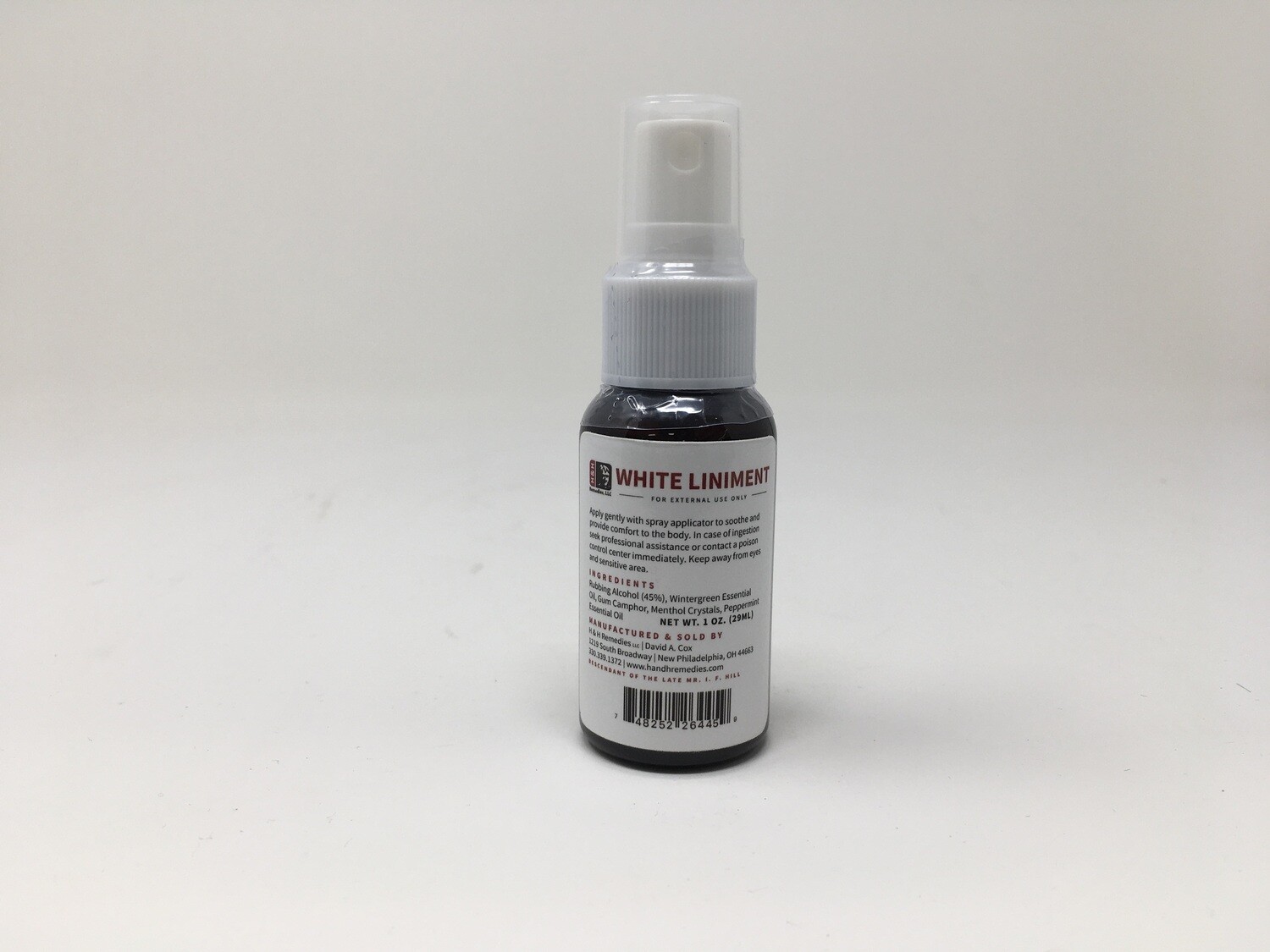 White Liniment Spray 1 fl. oz.