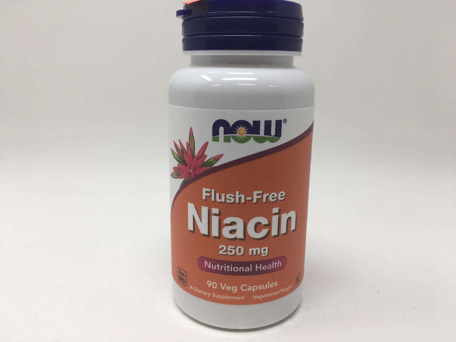 Niacin Flush-Free 250mg 90vcap (Now 0483)