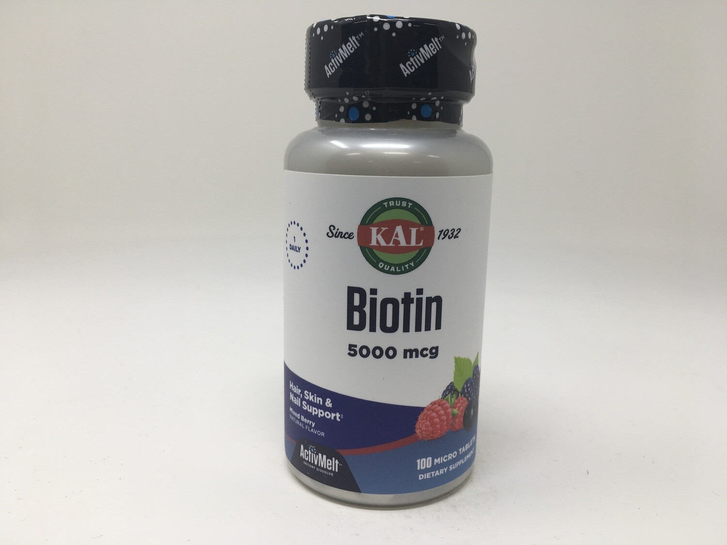 Biotin 5000mcg 100 micro tab. KAL