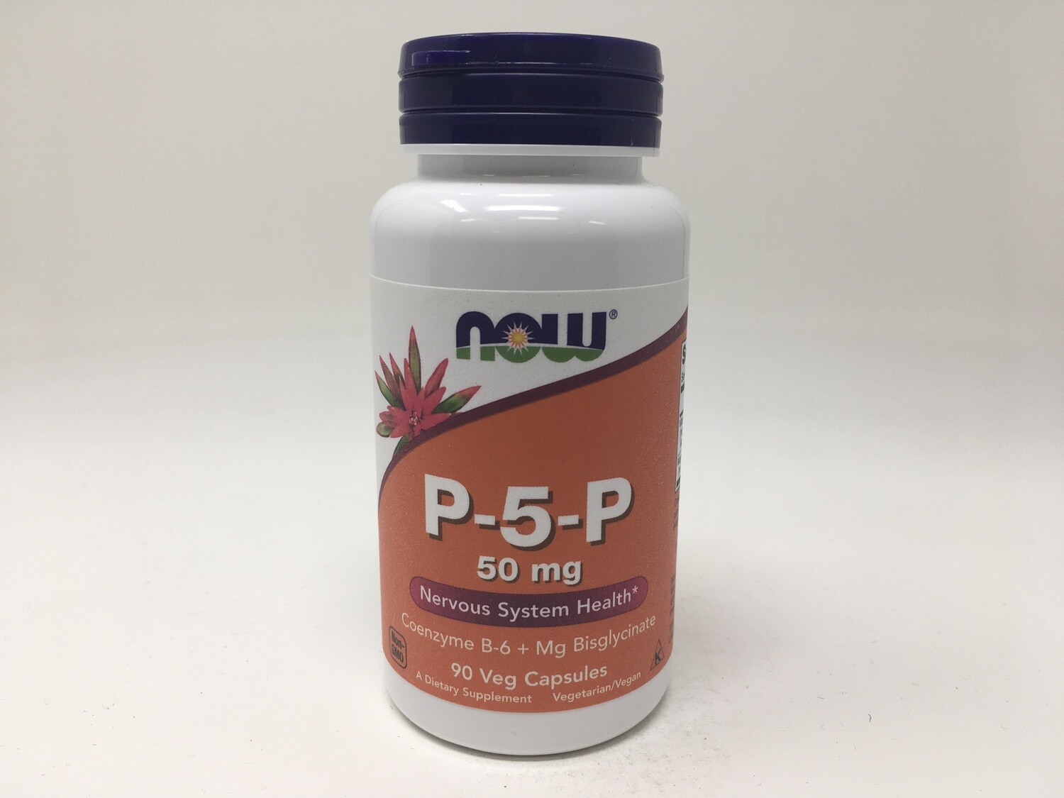 P5P 50mg 90vcap with Magnesium Bisglycinate (Now) 0461