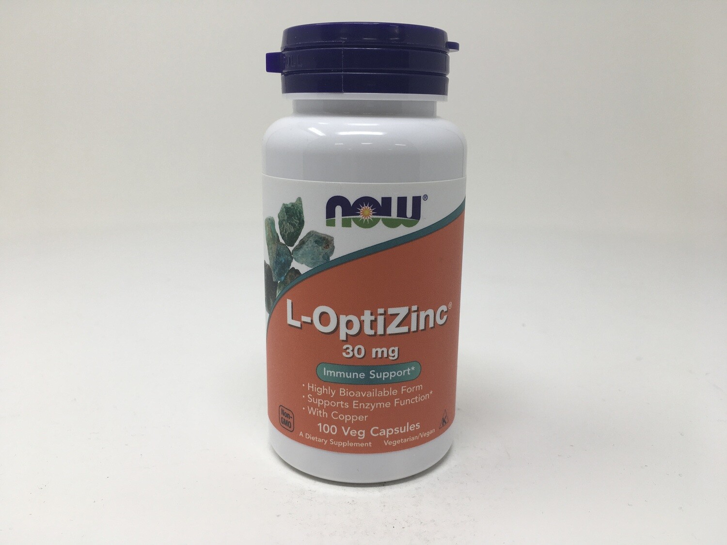 L-OptiZinc 30mg 100vcaps (Now 1510)
