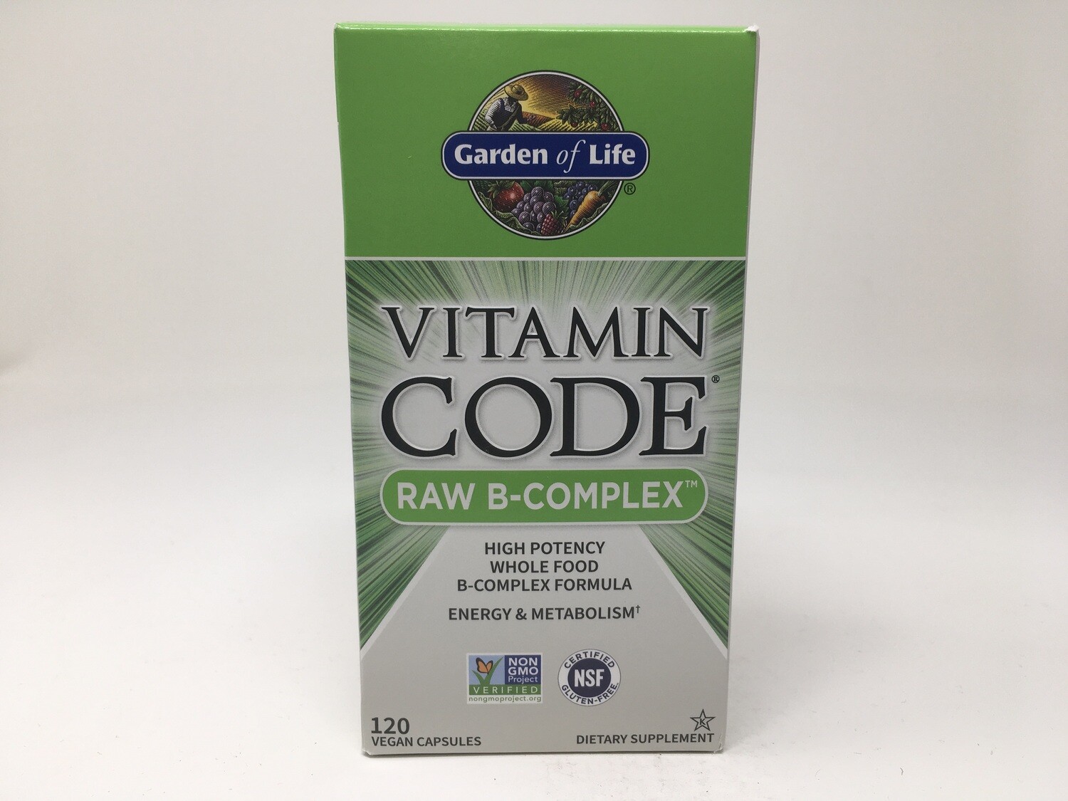 Vitamin Code Raw B-Complex 120vcap(Garden of Life)