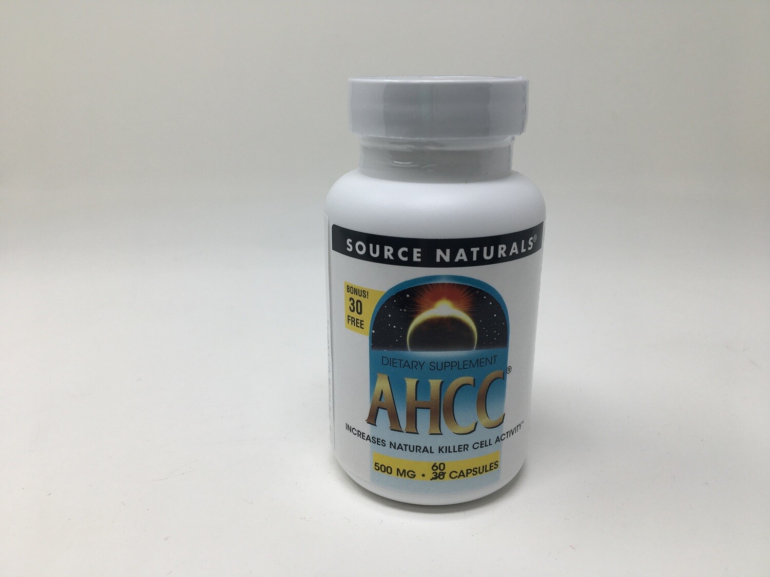 AHCC 60 caps 500mg (Source Naturals)