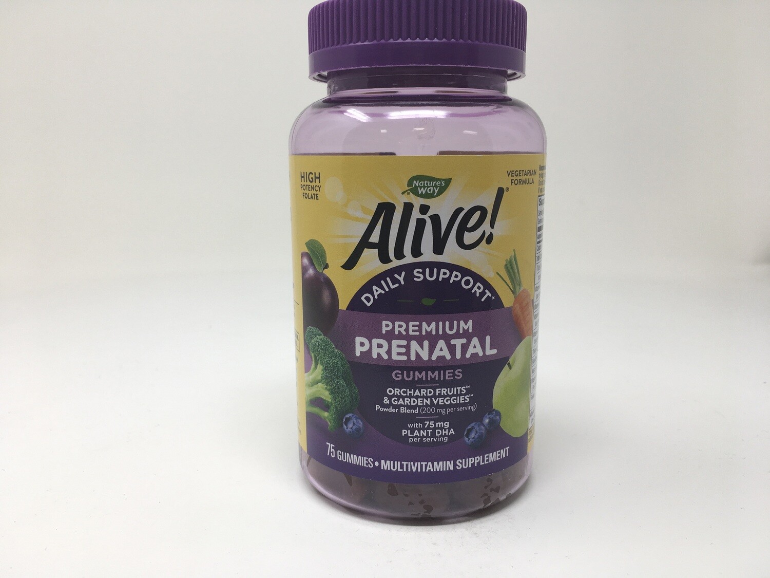 Alive Complete Premium Prenatal  W/DHA 75Gummies