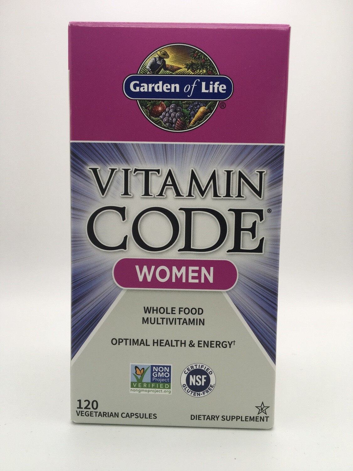 Vitamin Code Women Multi Vitamin Whole food 120 vegan caps