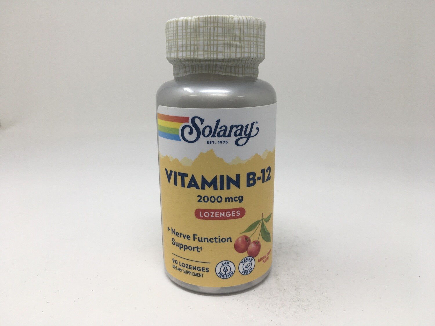 Vitamin B-12 2000mcg 90 lozenges (Solaray)