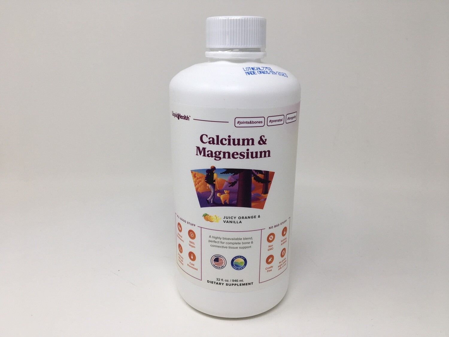Calcium &amp; Magnesium 32oz (Liquid Health)