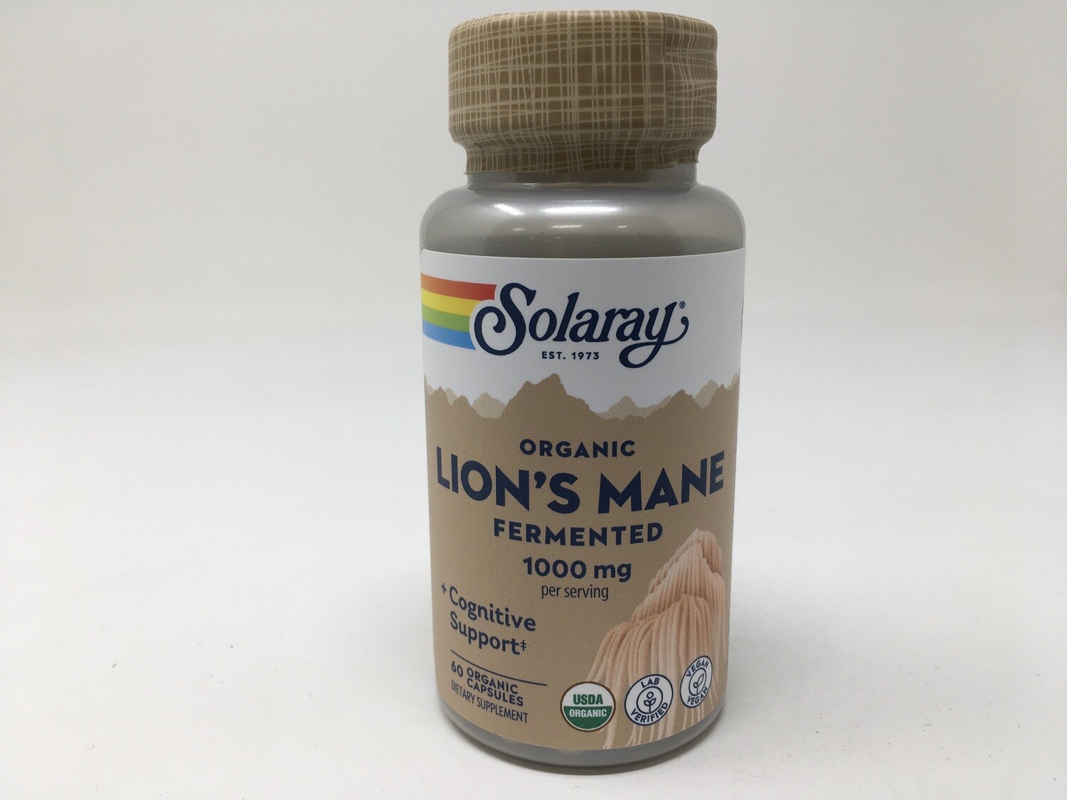 Fermented Lions Mane 60vcaps (Solaray)