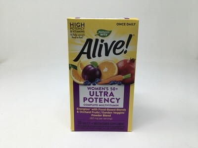 Alive Women"s 50+ Ultra Potency 60 Tablets (Nature's Way)