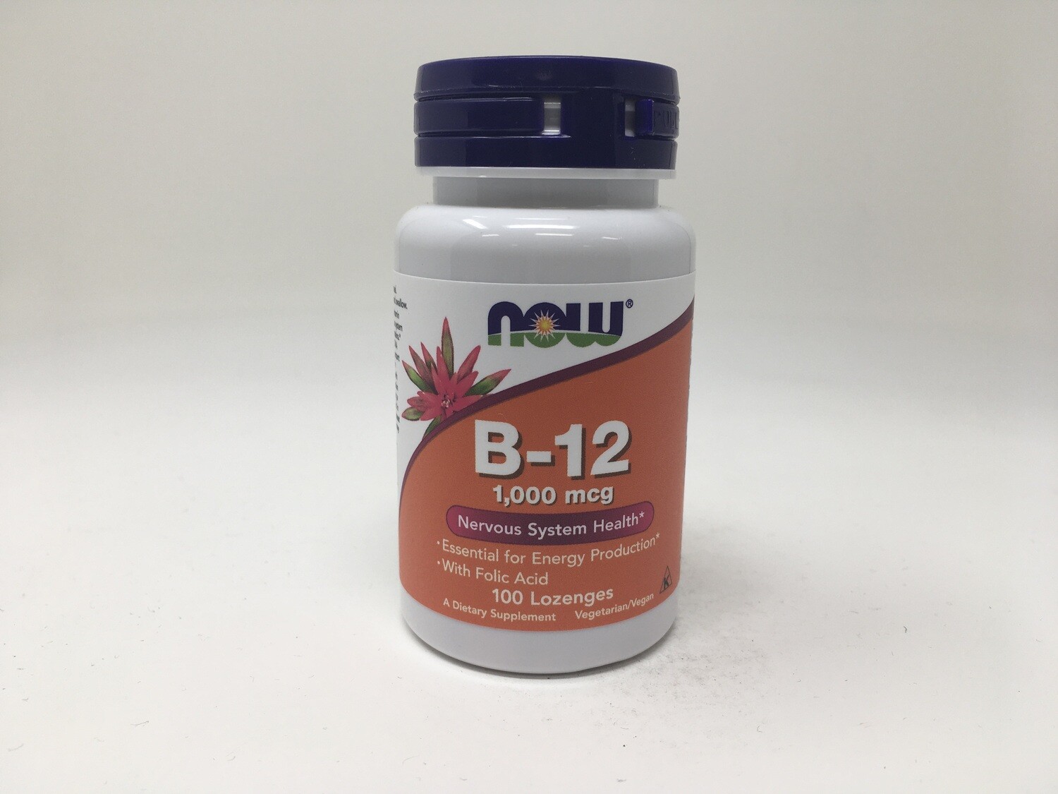 B-12 1000mcg 100 lozenges (Now 0466)
