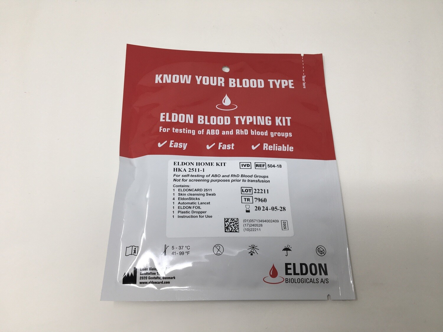 Blood Type Kit (Eldon)
