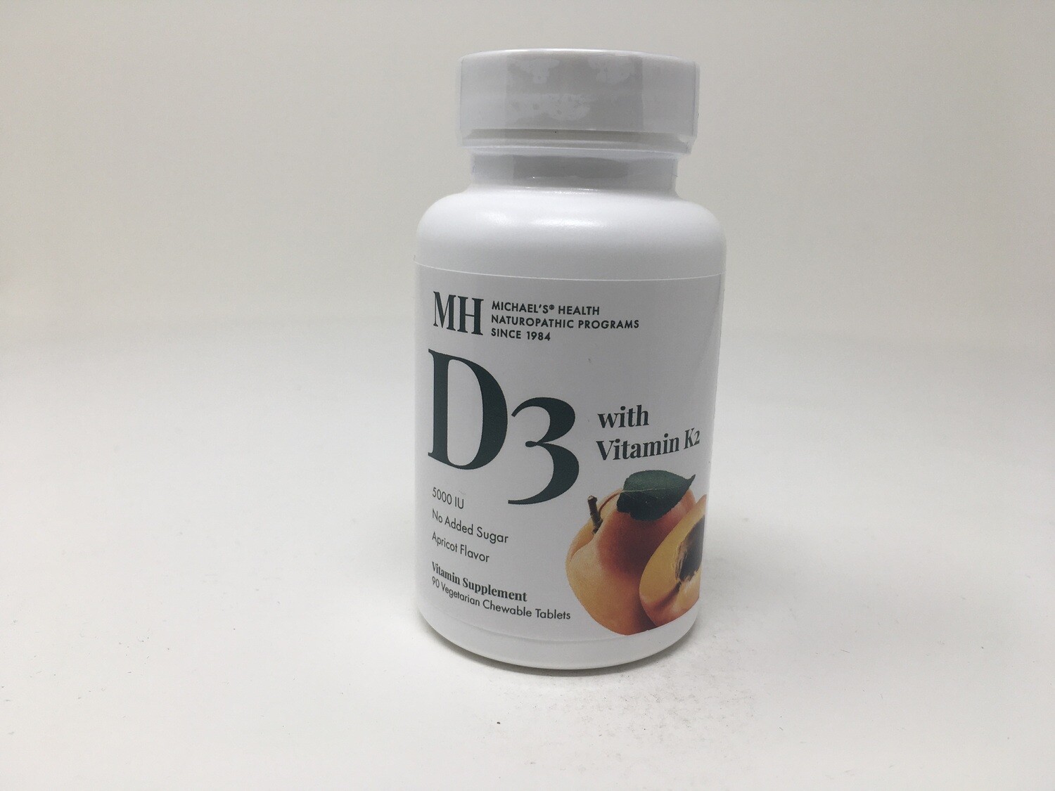 Vitamin D3 5000 IU with vitamin K2 90veg chewable (Michael&#39;s)