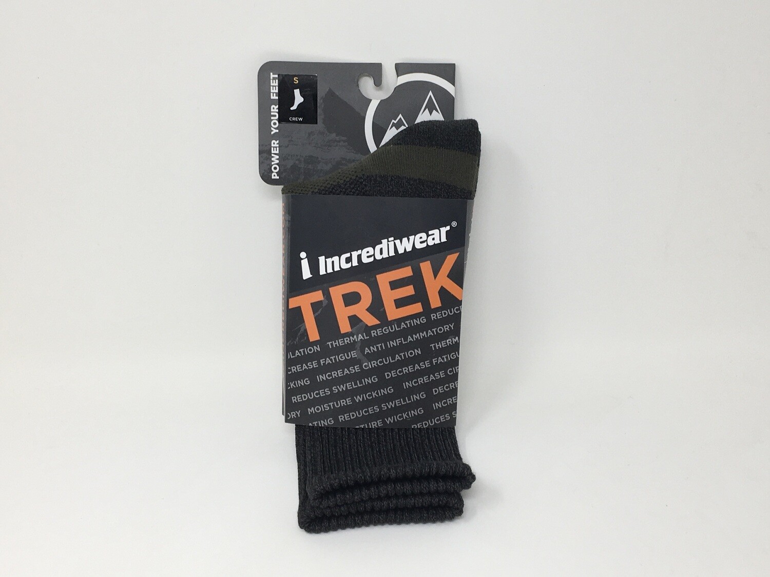 Trek  Crew  Small Gray Green (Incrediwear (#401A)