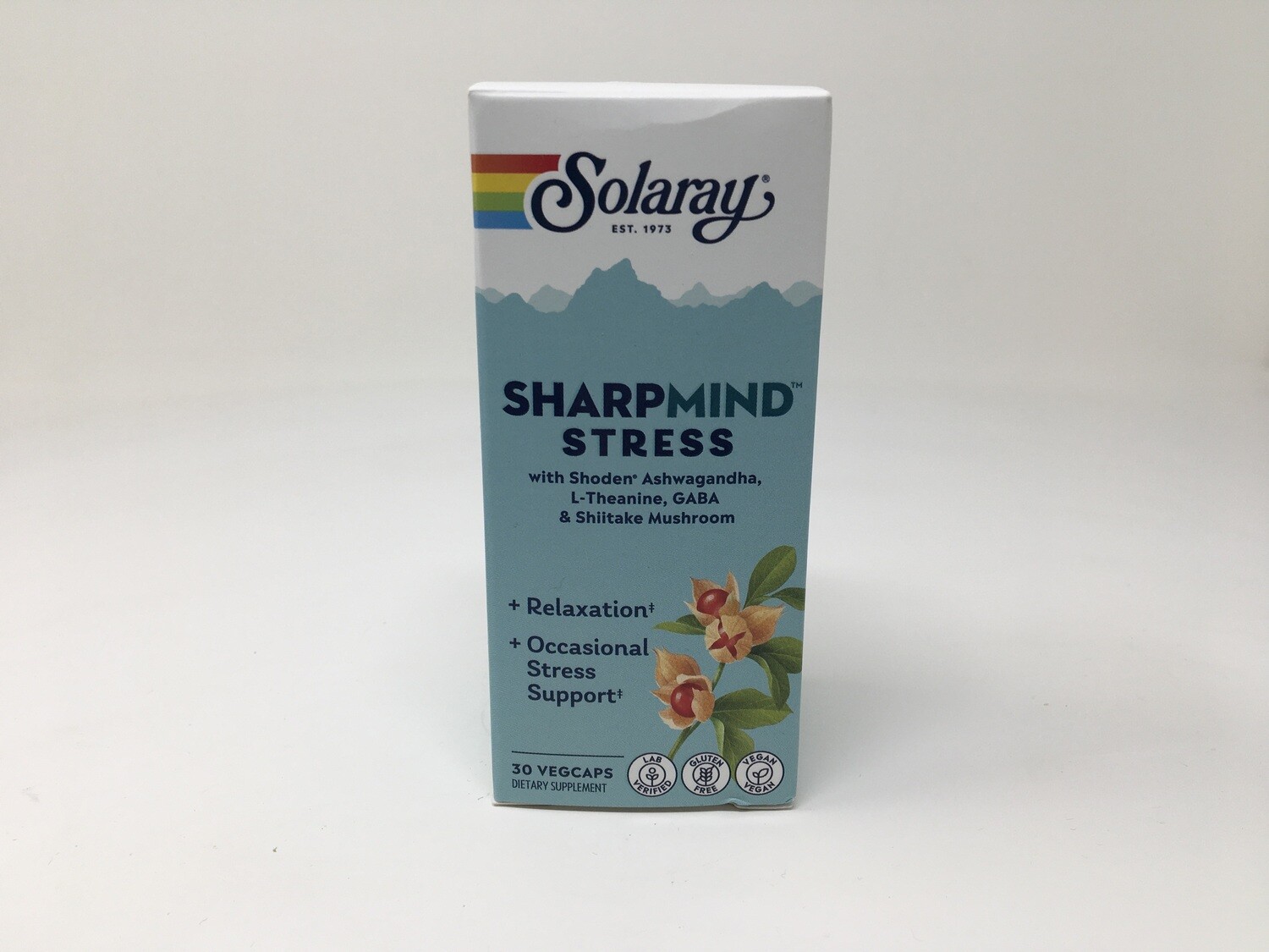 SHARPMIND STRESS 30 VEGCAPS (Solaray) Discontinued!!!